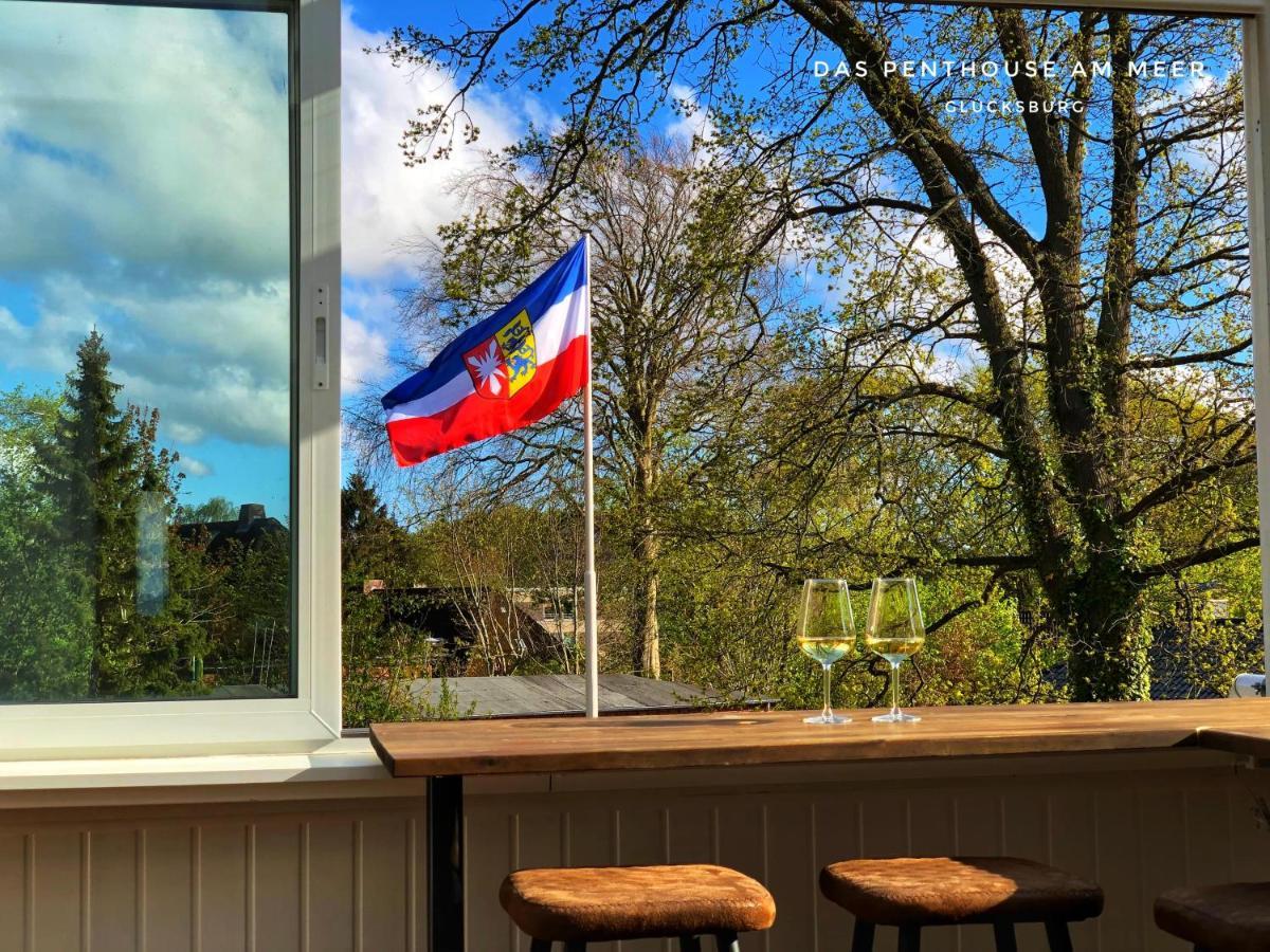 Das Penthouse Am Meer - Logenplatz An Der Foerde - Glücksburg Dış mekan fotoğraf