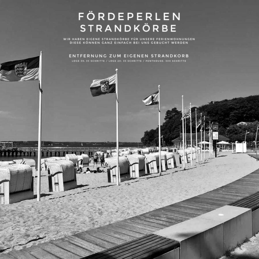 Das Penthouse Am Meer - Logenplatz An Der Foerde - Glücksburg Dış mekan fotoğraf